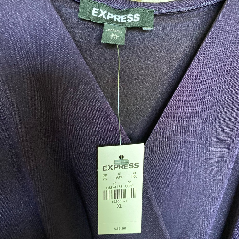 Express Wrap Front Cami NWT - Picture 3 of 3